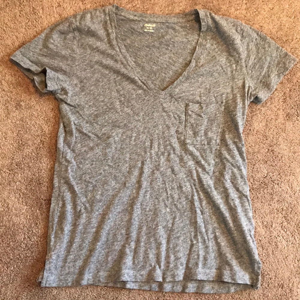 Madewell Cotton V-neck tee